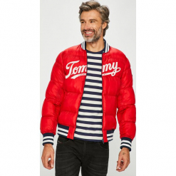 Tommy Jeans - Kurtka. Szare kurtki męskie bomber Tommy Jeans, l, z jeansu. Za 999,90 zł.