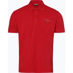 Napapijri - Męska koszulka polo, czerwony. Czerwone koszulki męskie Napapijri, xl, bez wzorów, z bawełny, sportowe, bez rękawów. Za 249,95 zł.
