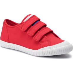 Tenisówki LE COQ SPORTIF - Nationale Ps Sport 1910202 Pure Red. Czerwone trampki chłopięce le coq sportif, bez wzorów, z gumy, sportowe, na rzepy. W wyprzedaży za 149,00 zł.