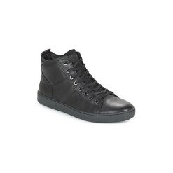 Buty Jack Jones DUNCAN LEATHER LTD. Czarne trampki męskie Jack & Jones, bez wzorów, bez zapięcia. Za 449,00 zł.