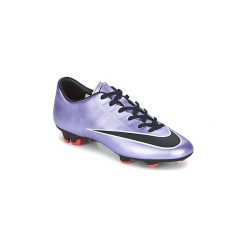 Buty do piłki nożnej Nike MERCURIAL VICTORY V FG. Czarne halówki męskie marki Adidas, ze skóry, do piłki nożnej. Za 230,30 zł.
