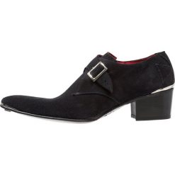 Derby męskie: Jeffery West SYLVIAN DOUBLE MONK Półbuty wsuwane black