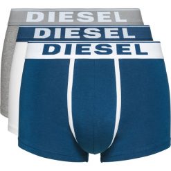 Diesel 3-pack Bokserki Niebieski Biały Szary. Szare bokserki męskie Diesel, z elastanu. Za 171,95 zł.