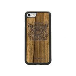 IPhone 7 Drewniane etui Route 66. Brązowe etui damskie marki Bewood, z lakierowanej skóry. Za 109,00 zł.