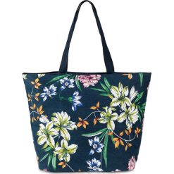 Torba shopper bonprix ciemnoniebiesko-jasnoróżowo-żółtozielono-ciemnożółty. Niebieskie torby damskie na zakupy bonprix, bez wzorów, bez dodatków. Za 49,99 zł.