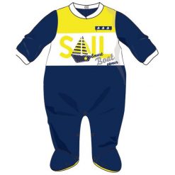 Mix 'N Match Śpioszki Chłopięce 56 Żółte/Niebieskie. Żółte kombinezony niemowlęce Mix 'N Match, bez wzorów. Za 39,00 zł.