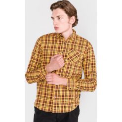 Scotch & Soda Koszula Żółty. Żółte koszule męskie Scotch & Soda, s, w kratkę, z bawełny, bez kołnierzyka, z długim rękawem. Za 399,95 zł.