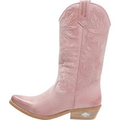 Kentucky's Western Kowbojki i Buty motocyklowe rosa. Czerwone kowbojki damskie marki Kentucky's Western, z materiału. Za 549,00 zł.
