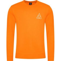 Bluza HUF Essentials PF00101. Pomarańczowe bluzy męskie HUF, m, bez wzorów, bez kołnierzyka, bez rękawów, bez kaptura. Za 449,00 zł.