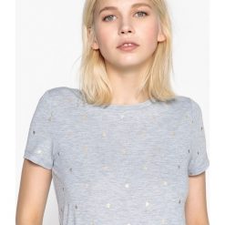 T-shirty damskie: T-shirt z okrągłym dekoltem i graficznym wzorem