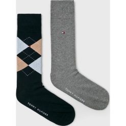 Tommy Hilfiger - Skarpety (2-pack). Szare skarpetki męskie TOMMY HILFIGER, bez wzorów, z elastanu. W wyprzedaży za 34,90 zł.
