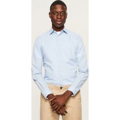 Koszula slim fit - Niebieski. Niebieskie koszule męskie slim marki Reserved, s. Za 69,99 zł.