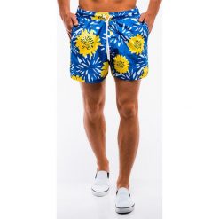 Kąpielówki męskie W146 - niebieskie. Niebieskie kąpielówki męskie Ombre Clothing, s, bez wzorów. Za 24,99 zł.