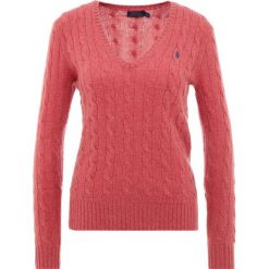 Polo Ralph Lauren KIMBERLY Sweter red slate heather. Czerwone swetry klasyczne damskie marki Polo Ralph Lauren, xl, z wełny. Za 629,00 zł.