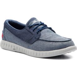 Półbuty SKECHERS - Coastline 53800/DEN Denim. Niebieskie półbuty męskie Skechers, na co dzień, bez wzorów, z tworzywa sztucznego, bez zapięcia. W wyprzedaży za 209,00 zł.