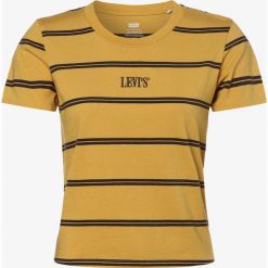 Levi's - T-shirt damski, żółty. Żółte t-shirty damskie Levi's®, s, z haftami, retro, bez kołnierzyka. Za 129,95 zł.