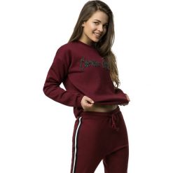 Cardio Bunny - Bluza. Czerwone bluzy damskie Cardio Bunny, s, z nadrukiem, z bawełny, bez rękawów, bez kaptura. W wyprzedaży za 99,90 zł.