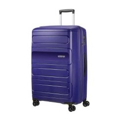 American Tourister Sunside 51G-41-003 (granatowy). Niebieskie walizki American Tourister, bez wzorów. Za 419,00 zł.
