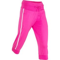 Spodnie sportowe 3/4, Level 1 bonprix różowa magnolia. Różowe spodnie sportowe damskie marki bonprix. Za 59,99 zł.