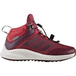 BUTY ADIDAS FORTATRAIL MID K. Czerwone buty dziewczęce sportowe marki Adidas, na jesień, bez wzorów, z materiału, bez zapięcia. Za 124,99 zł.