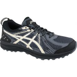 Szare Buty biegowe Asics Frequent Trail M 1011A034-005. Szare buty sportowe męskie Asics, z materiału, bez zapięcia, do biegania. W wyprzedaży za 279,00 zł.