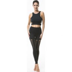Cardio Bunny - Legginsy Gazelle. Czarne legginsy marki Cardio Bunny, l, z dzianiny. Za 189,90 zł.