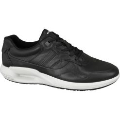 Ecco CS16 44000402001 buty sportowe, buty trekkingowe męskie czarne 45. Czarne buty sportowe męskie ecco, ze skóry, bez zapięcia, trekkingowe. W wyprzedaży za 399,99 zł.
