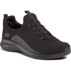 Buty SKECHERS - Ultra Flex 12830/BBK Black. Czarne buty sportowe damskie Skechers, bez wzorów, z tworzywa sztucznego, sportowe, na fitness i siłownię. Za 299,00 zł.