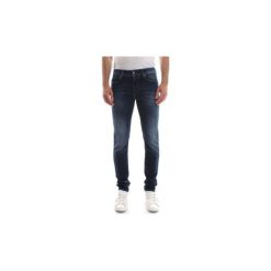 Jeansy slim fit Diesel THOMMER L.32. Niebieskie jeansy męskie Diesel, m, bez wzorów. W wyprzedaży za 396,76 zł.