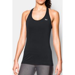 Topy sportowe damskie: Under Armour Koszulka damska HeatGear® Armour Racer Tank czarna r. M (1271765)