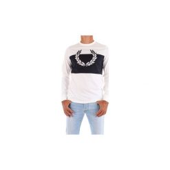 T-shirty z długim rękawem Fred Perry M4517. Białe t-shirty męskie marki Fred Perry, xxl, bez wzorów, bez kołnierzyka, długie. Za 216,89 zł.