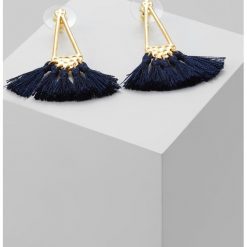 Kolczyki damskie: Rebecca Minkoff GEO TASSEL CHANDELIERS Kolczyki goldcoloured/navy