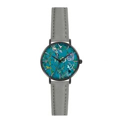 Zegarek "EBC-B027B" w kolorze szaro-czarnym. Szare, analogowe zegarki damskie Emilly Westwood, metalowe. W wyprzedaży za 119,95 zł.