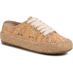 Espadryle EMU AUSTRALIA - Agonis Cork W12187 Nautural/Nautral. Brązowe espadryle damskie EMU Australia, bez wzorów, z tworzywa sztucznego, bez obcasa, na płaskiej podeszwie. W wyprzedaży za 169,00 zł.