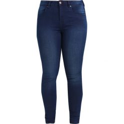 Zizzi AMY LONG Jeans Skinny Fit blue denim. Niebieskie jeansy damskie relaxed fit marki Zizzi, z bawełny. Za 159,00 zł.