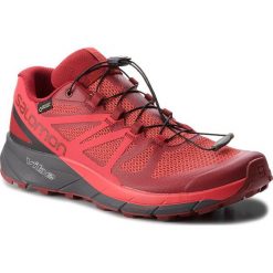 Buty SALOMON - Sense Ride Gtx Invisible Fit GORE-TEX 404940 27 G0 Red Dahlia/Phantom/High Risk Red. Czerwone buty do biegania męskie Salomon, z gore-texu, na sznurówki, gore-tex. W wyprzedaży za 589,00 zł.