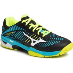 Buty MIZUNO - Wave Exceed Tour 3 Ac 61GA187025 Niebieski. Niebieskie buty sportowe męskie Mizuno, z tworzywa sztucznego, bez zapięcia, tenisowe, mizuno wave. W wyprzedaży za 479,00 zł.