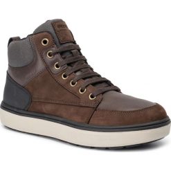 Sneakersy GEOX - J Mattias B Abx A J940DA 032PG C0196 D Coffee/Black. Pomarańczowe trampki chłopięce Geox, bez wzorów, ze skóry ekologicznej, bez zapięcia. W wyprzedaży za 239,00 zł.