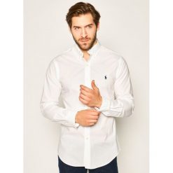 Koszula Polo Ralph Lauren Classics 710705269. Białe koszule męskie Polo Ralph Lauren, xl, bez wzorów, z bawełny, casualowe, polo, bez rękawów. Za 429,00 zł.