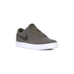 Buty Nike SB CHECK SOLAR CANVAS. Zielone trampki męskie Nike, bez wzorów, bez zapięcia. Za 224,01 zł.
