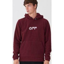 Bluza z aplikacją - Bordowy. Czerwone bluzy męskie House, s, z aplikacjami, bez kołnierzyka, bez rękawów, bez kaptura. Za 99,99 zł.