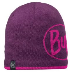 Czapki męskie: Buff Czapka Knitted & Polar Logo Plum Fioletowa