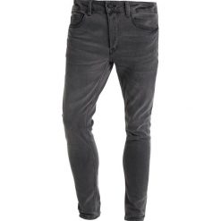 Jeansy męskie: Only & Sons ONSWARP RAW EDGE Jeans Skinny Fit black denim