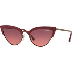 Vogue Eyewear - Okulary 0VO5212S. Czerwone okulary przeciwsłoneczne damskie marki VOGUE Eyewear. W wyprzedaży za 399,90 zł.