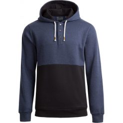 Bluza męska BLM603 - ciemny granat melanż - Outhorn. Czarne bluzy męskie marki Outhorn, m, bez wzorów, z kapturem, bez rękawów, bez kaptura. W wyprzedaży za 59,99 zł.