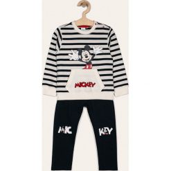 Blukids - Komplet dziecięcy 80-98 cm. Niebieskie spodnie chłopięce Blukids, z nadrukiem, z bawełny. Za 89,90 zł.