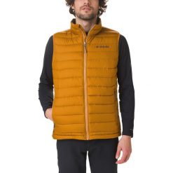 Columbia Powder Lite™ Kamizelka Żółty Pomarańczowy. Żółte płaszcze męskie Columbia, xl, bez wzorów, z poliesteru. Za 343,95 zł.