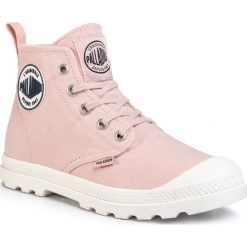 Trapery PALLADIUM - Lp Mid Cvs 96710-638-M Peach Whip. Różowe trapery damskie Palladium, z tworzywa sztucznego, bez obcasa, bez zapięcia. Za 299,00 zł.