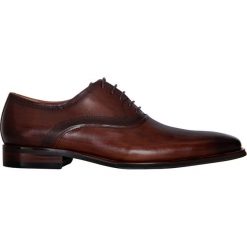 Półbuty BUKN000123. Pomarańczowe półbuty męskie Giacomo Conti, na lato, bez wzorów, ze skóry, eleganckie, bez zapięcia. Za 469,00 zł.