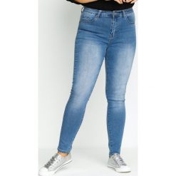 Spodnie damskie: Niebieskie Jeansy Hot Streak